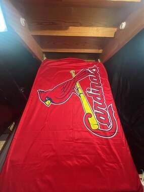 St. Louis Cardinals MLB Rico Industries Logo Flag Banner